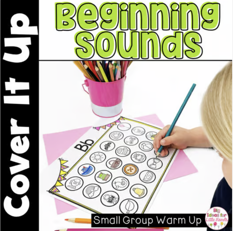 Cover up beginning sounds with this fun phonics activity.